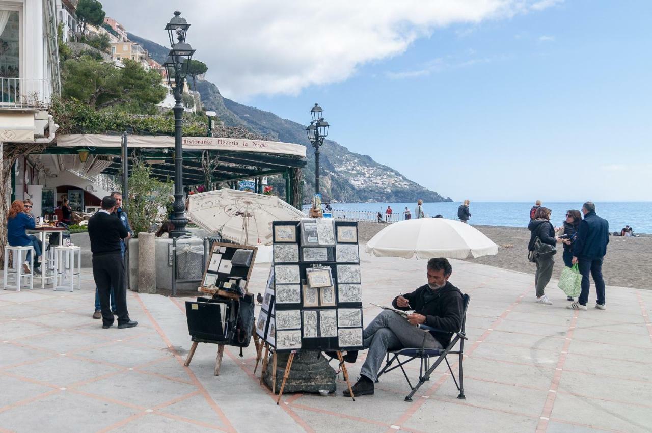 Casa Il Capriccio, Spiaggia Grande Positano Villa ภายนอก รูปภาพ